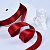 1"(25mm)Single Face Satin Ribbon 260 односторонняя сатиновая лента 10 ярдов бордовая