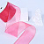 2"(50mm)Organza  Ribbon 1164 лента органза перламутровая 70 ярдов коралловая