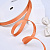 3/8"(9mm)Grosgrain ribbon 743 репсовая лента 23 ярда персиковая