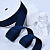 1"(25mm)Twill Ribbon 370 саржевая лента 15 ярдов тёмно синяя