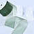 2"(50mm)Organza  Ribbon 4132 лента органза перламутровая 70 ярдов оливковая
