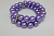 Браслет 10 мм майорка сиреневый 2 ряда