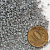Бисер 12/0 450 г серый 149