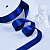 1"(25mm)Double Face Satin Ribbon 329 двухсторонняя сатиновая лента 10 ярдов синяя