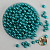 Бусины под жемчуг "Круг" d=10 мм 400 г бирюза L27