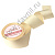 Лента репсовая 5 см 20 ярдов кремовая 084