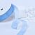 1"(25mm)Organza  Ribbon 3007 лента органза перламутровая 70 ярдов голубая