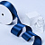 1 1/2"(38mm)Single Face Satin Ribbon 365 односторонняя сатиновая лента 10 ярдов синяя