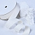 1"(25mm)Cotton Ribbon 028 хлопковая лента 19 ярдов айвори